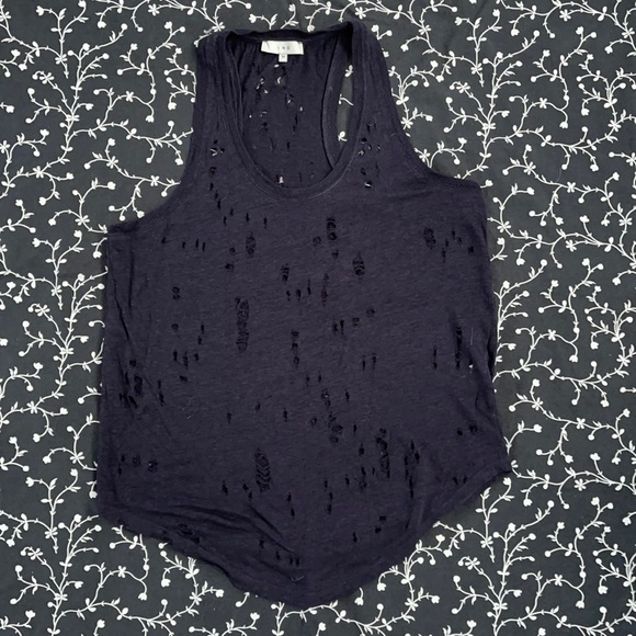 IRO distressed linen tank top - Picture 4 of 4